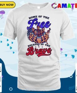 4th of july basketball shirt, home of free because brave t shirt classic shirt