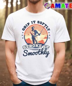 4th of july golf shirt grip softly stroke smoothly t shirt best sale