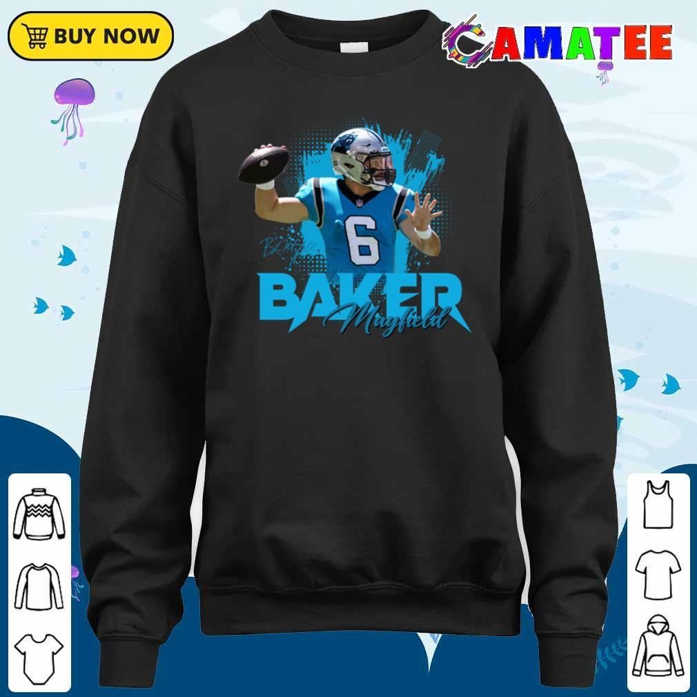 Baker Mayfield Carolina Panthers T-shirt, Baker Mayfield T-shirt Sweater Shirt
