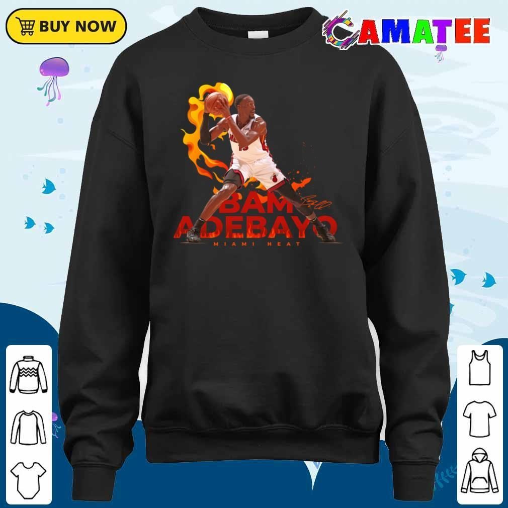 Bam Adebayo Miami Heat T-shirt, Bam Adebayo T-shirt Sweater Shirt