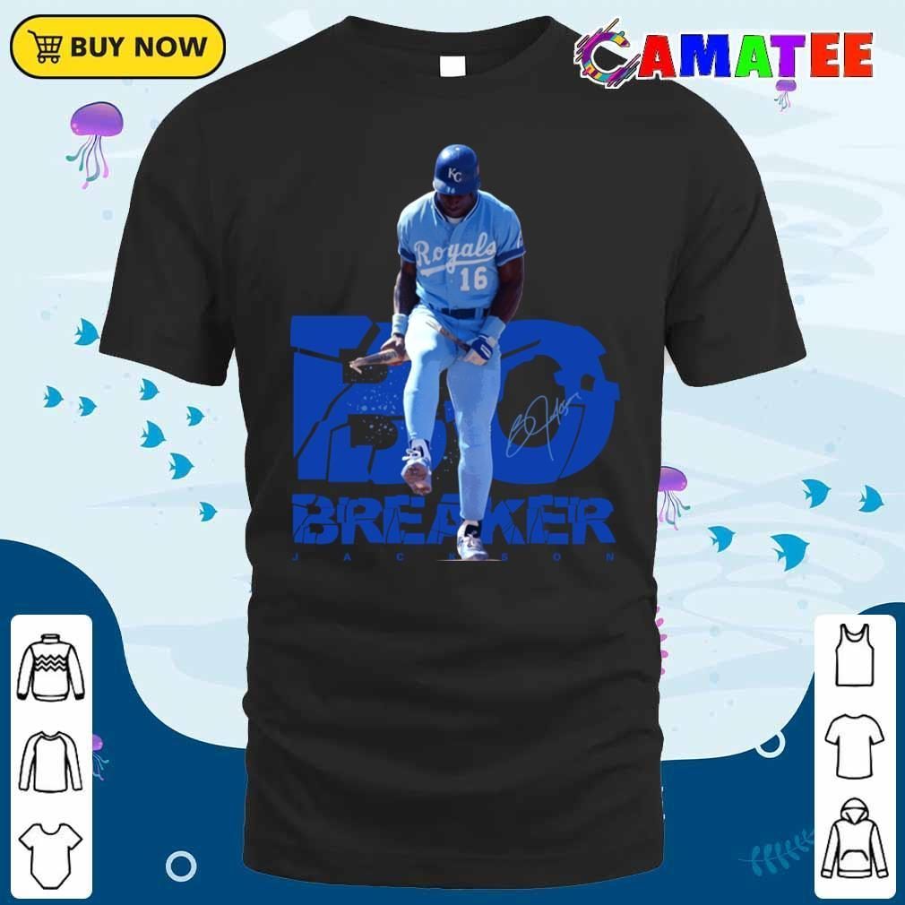 Bo Breaker Jackson Kansas City Royals T-shirt, Bo Breaker Jackson T-shirt Classic Shirt