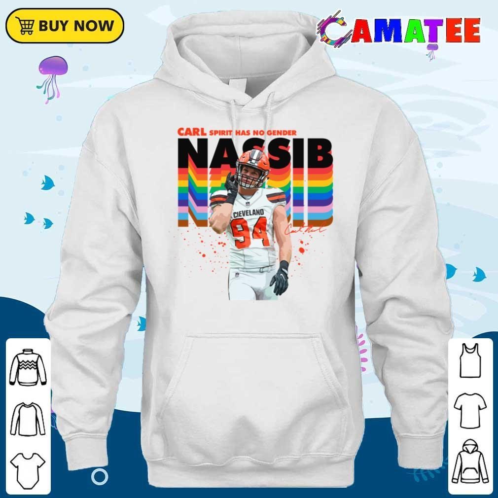 Carl Nassib Cleveland Browns T-shirt, Carl Nassib T-shirt Unisex Hoodie