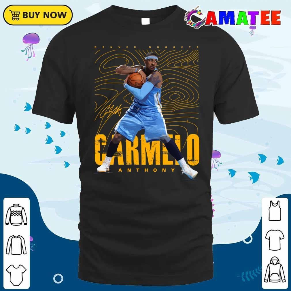 Carmelo Anthony Denver Nuggets T-shirt, Carmelo Anthony T-shirt Classic Shirt