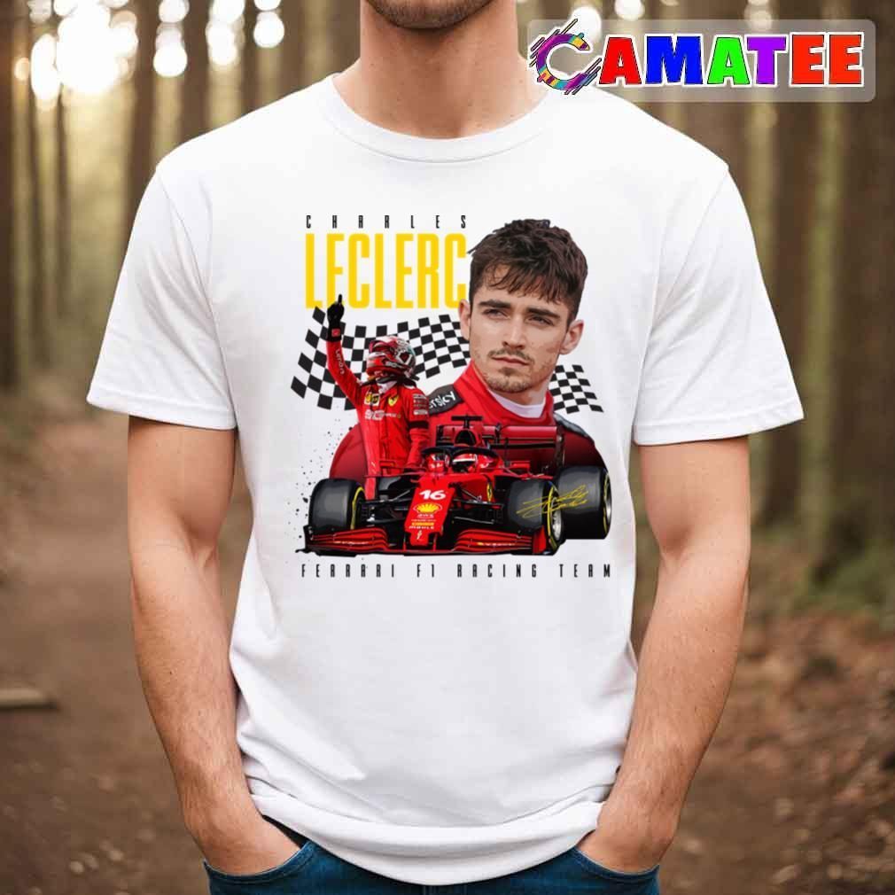 Charles Leclerc Ferrari F1 T-shirt, Charles Leclerc T-shirt Best Sale