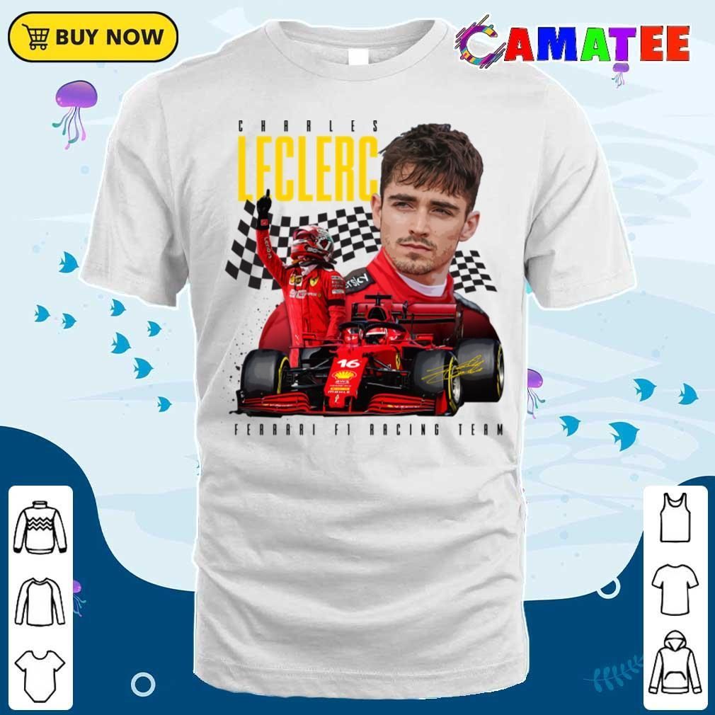 Charles Leclerc Ferrari F1 T-shirt, Charles Leclerc T-shirt Classic Shirt