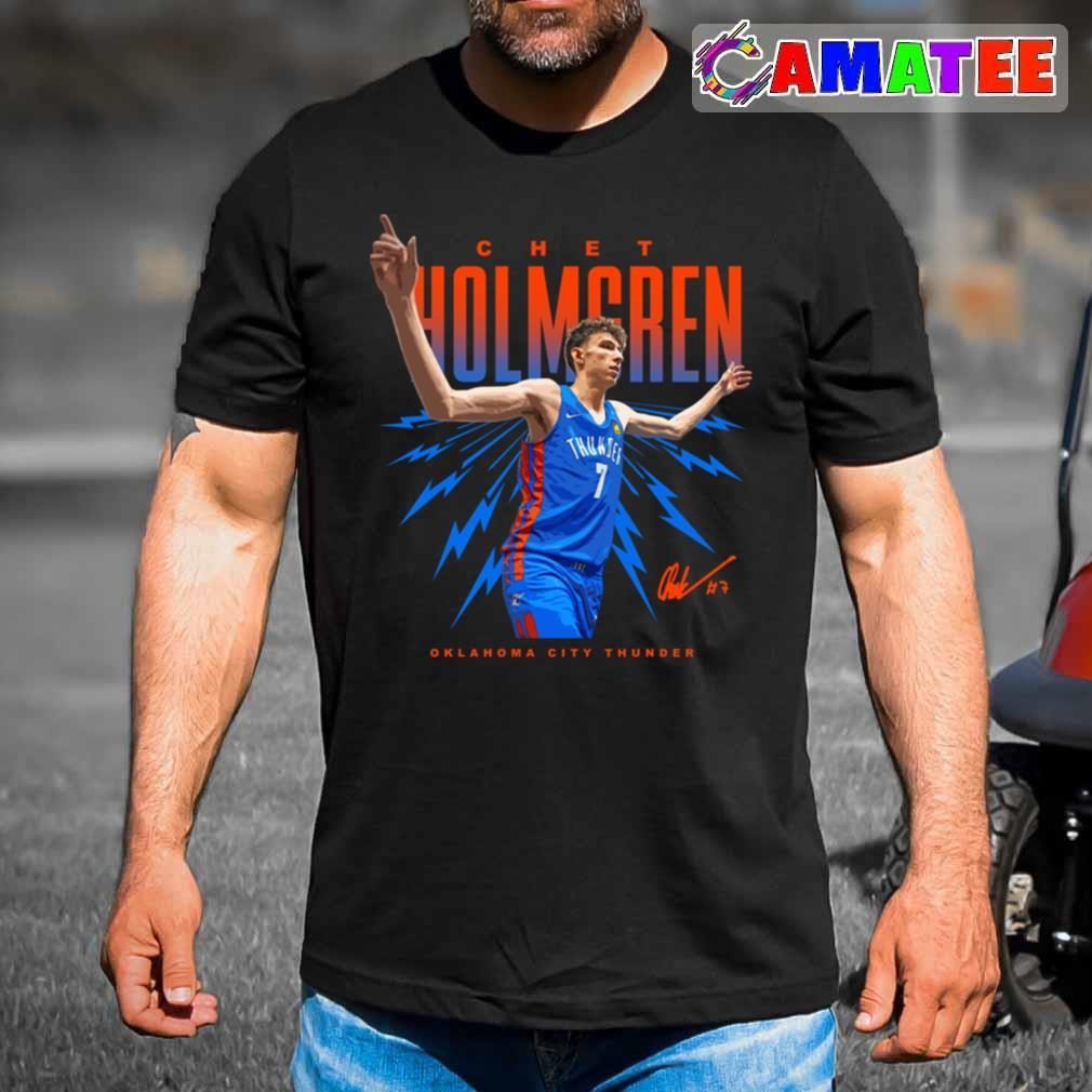 Chet Holmgren Oklahoma City Thunder T-shirt, Chet Holmgren T-shirt Best Sale