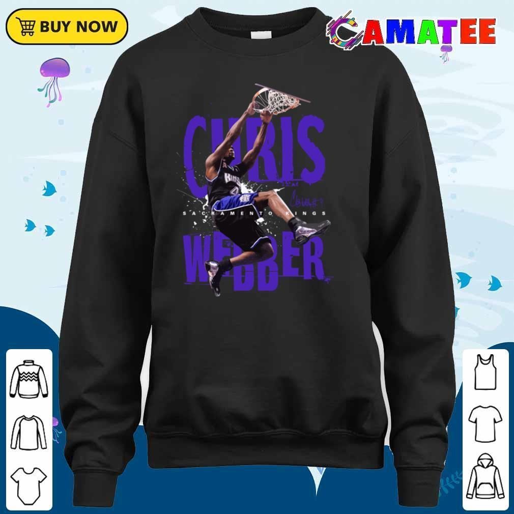 Chris Webber Sacramento Kings T-shirt, Chris Webber T-shirt Sweater Shirt