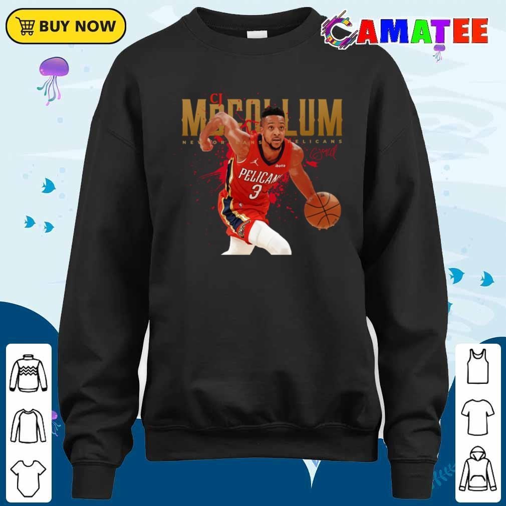 Cj Mccollum New Orleans Pelicans T-shirt, Cj Mccollum T-shirt Sweater Shirt