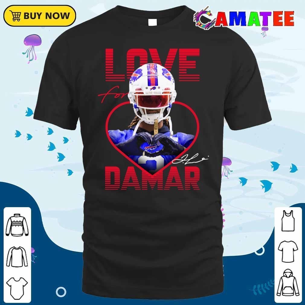 Damar Hamlin Buffalo Bills T-shirt, Damar Hamlin T-shirt Classic Shirt