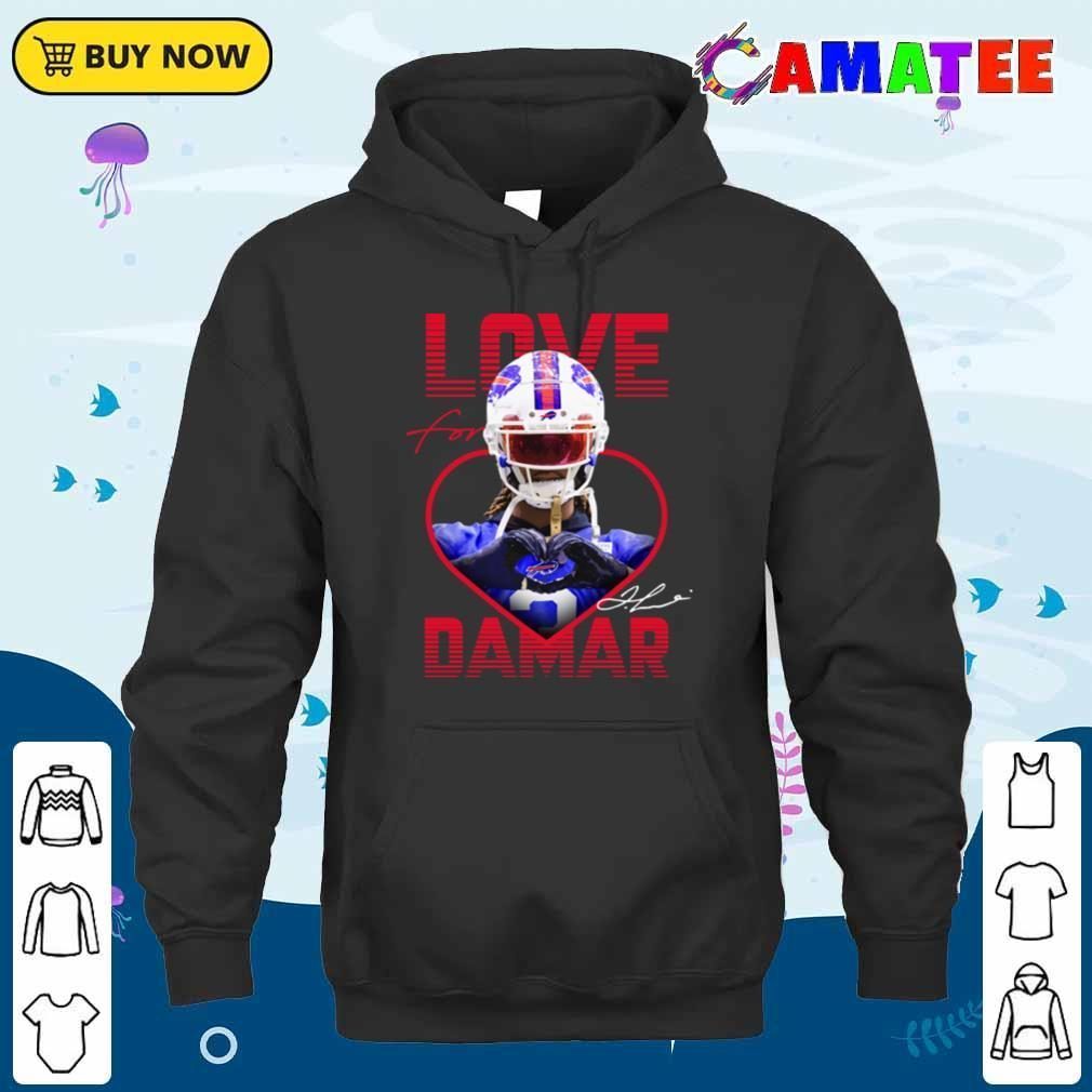 Damar Hamlin Buffalo Bills T-shirt, Damar Hamlin T-shirt Unisex Hoodie