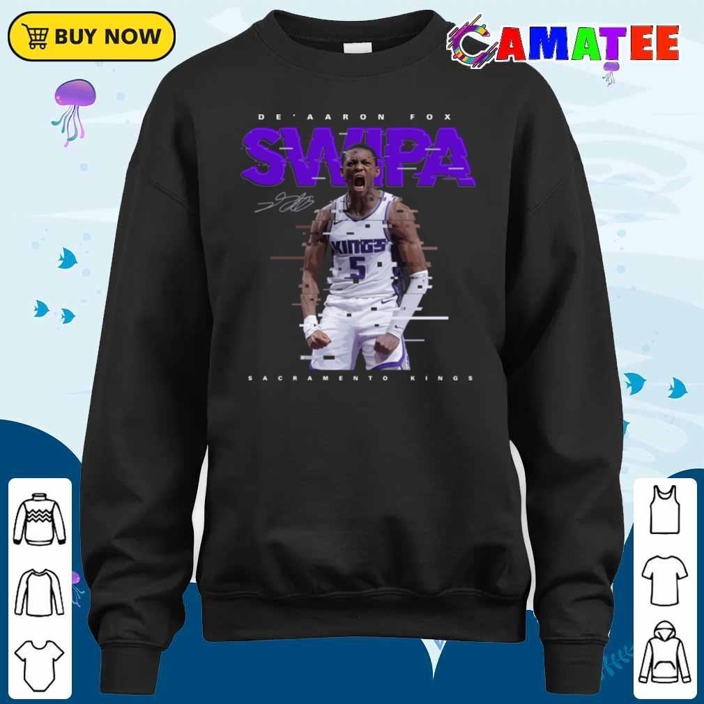 Deaaron Fox Sacramento Kings T-shirt, De'aaron Fox T-shirt Sweater Shirt