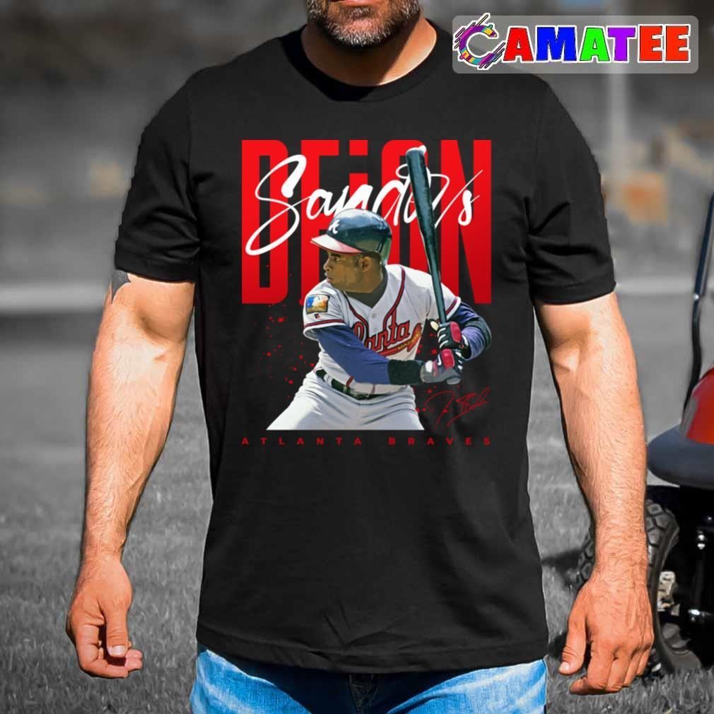 Deion Sanders Atlanta Braves T-shirt, Deion Sanders T-shirt Best Sale