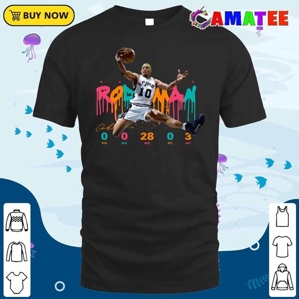 Dennis Rodman San Antonio Spurs T-shirt Classic Shirt