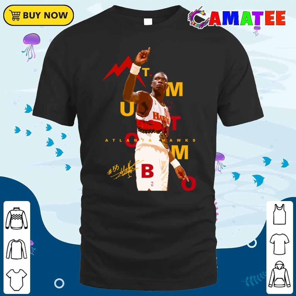 Dikembe Mutombo Atlanta Hawks T-shirt Classic Shirt