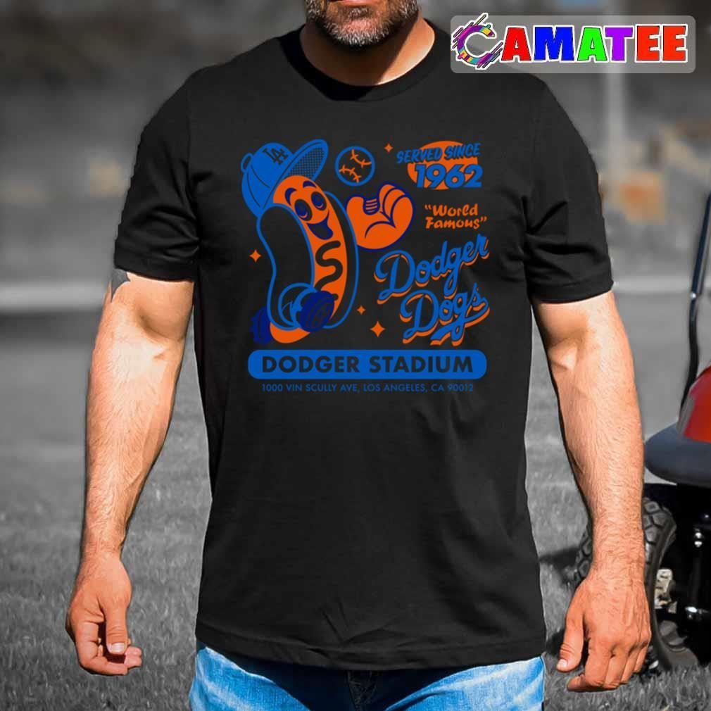 Dodgers Baseball T-shirt, Dodger Dogs Since 1962 T-shirt Best Sale