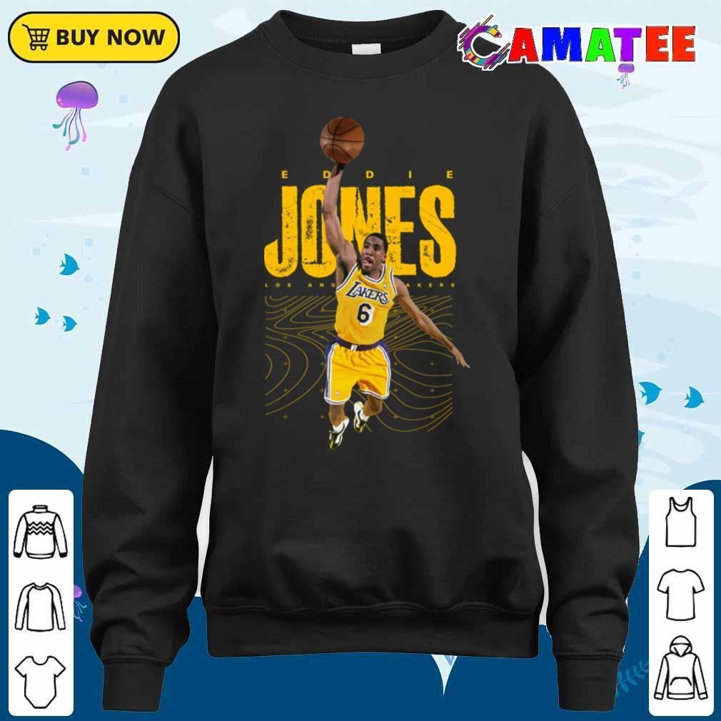 Eddie Jones Los Angeles Lakers T-shirt Sweater Shirt