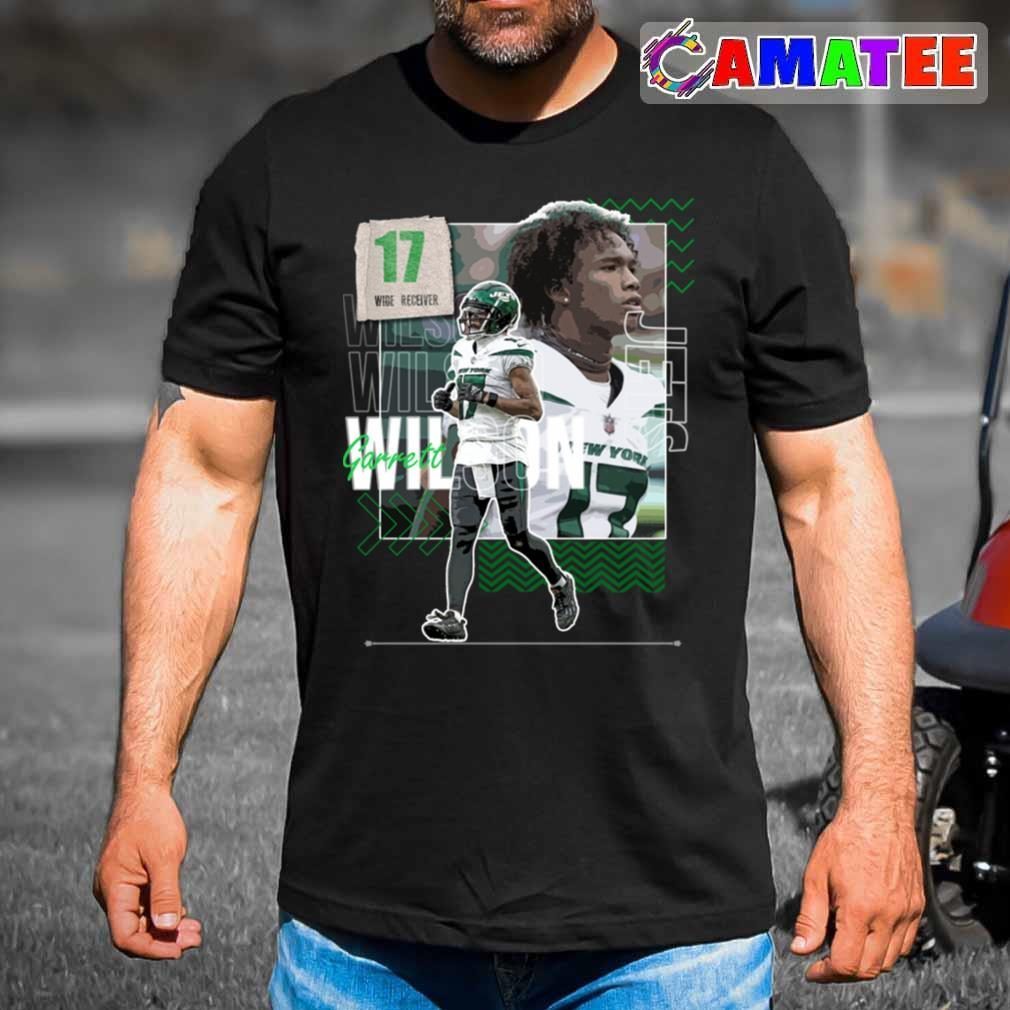 Garrett Wilson Nfl Football T-shirt Best Sale