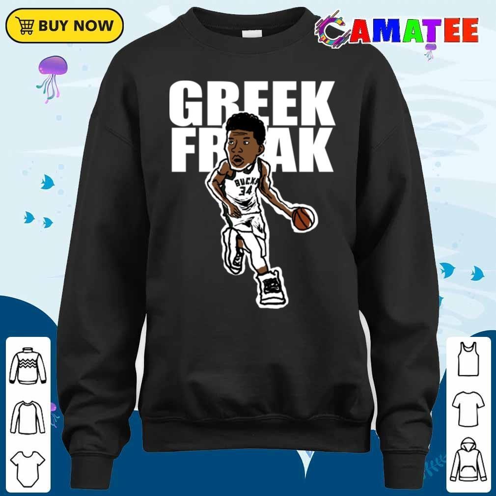 Giannis Antetokounmpo Milwaukee Bucks T-shirt Sweater Shirt
