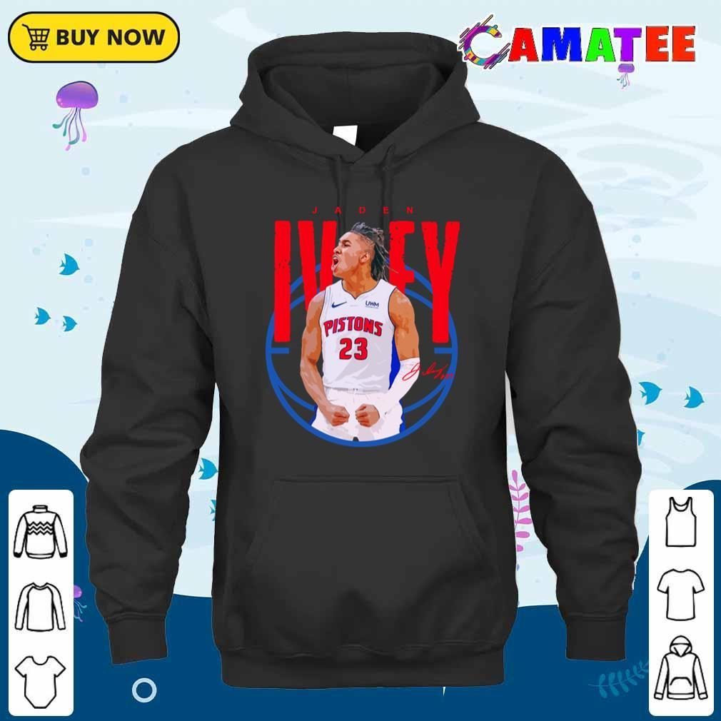Jaden Ivey Detroit Pistons T-shirt, Jaden Ivey T-shirt Unisex Hoodie