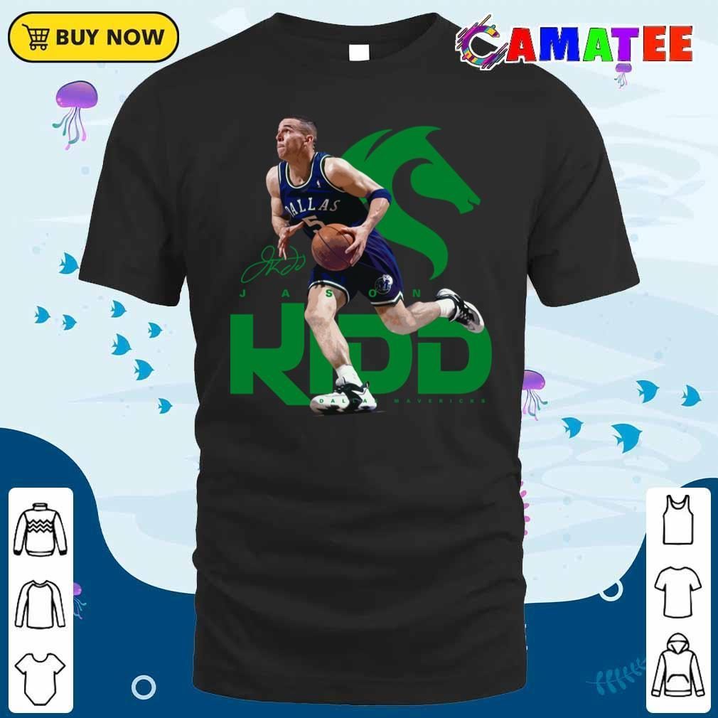 Jason Kidd Dallas Mavericks T-shirt, Jason Kidd T-shirt Classic Shirt
