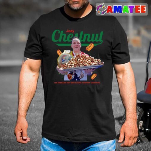 joey chestnut hot dog eating contest t shirt best sale