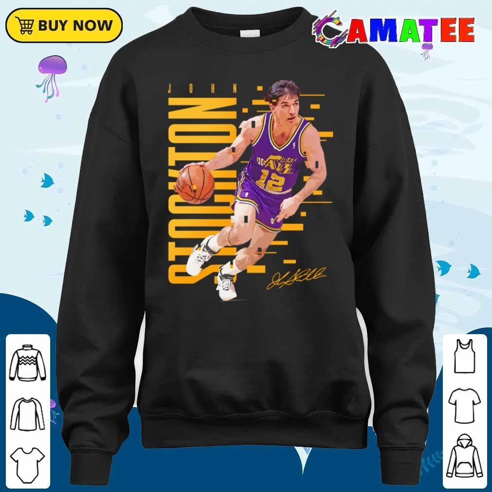 John Stockton Utah Jazz T-shirt, John Stockton T-shirt Sweater Shirt