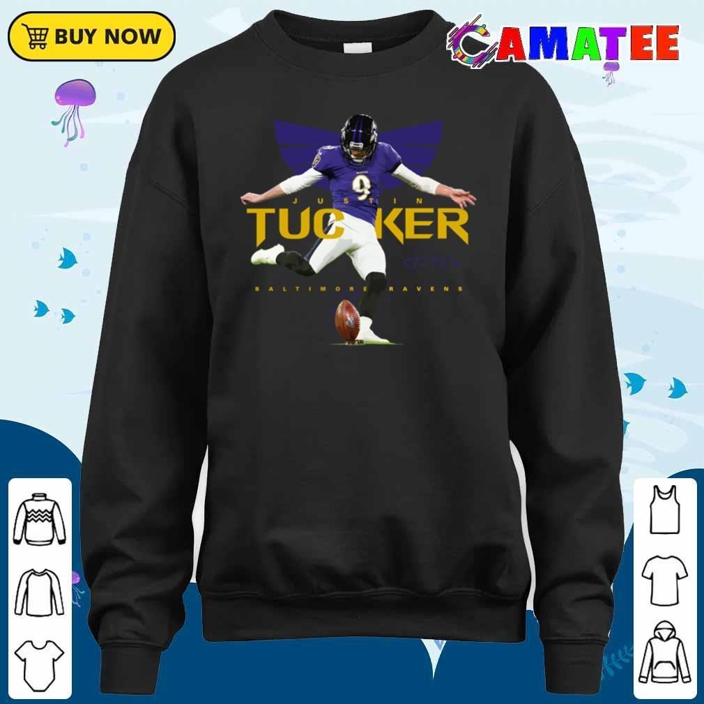 Justin Tucker Baltimore Ravens T-shirt, Justin Tucker T-shirt Sweater Shirt