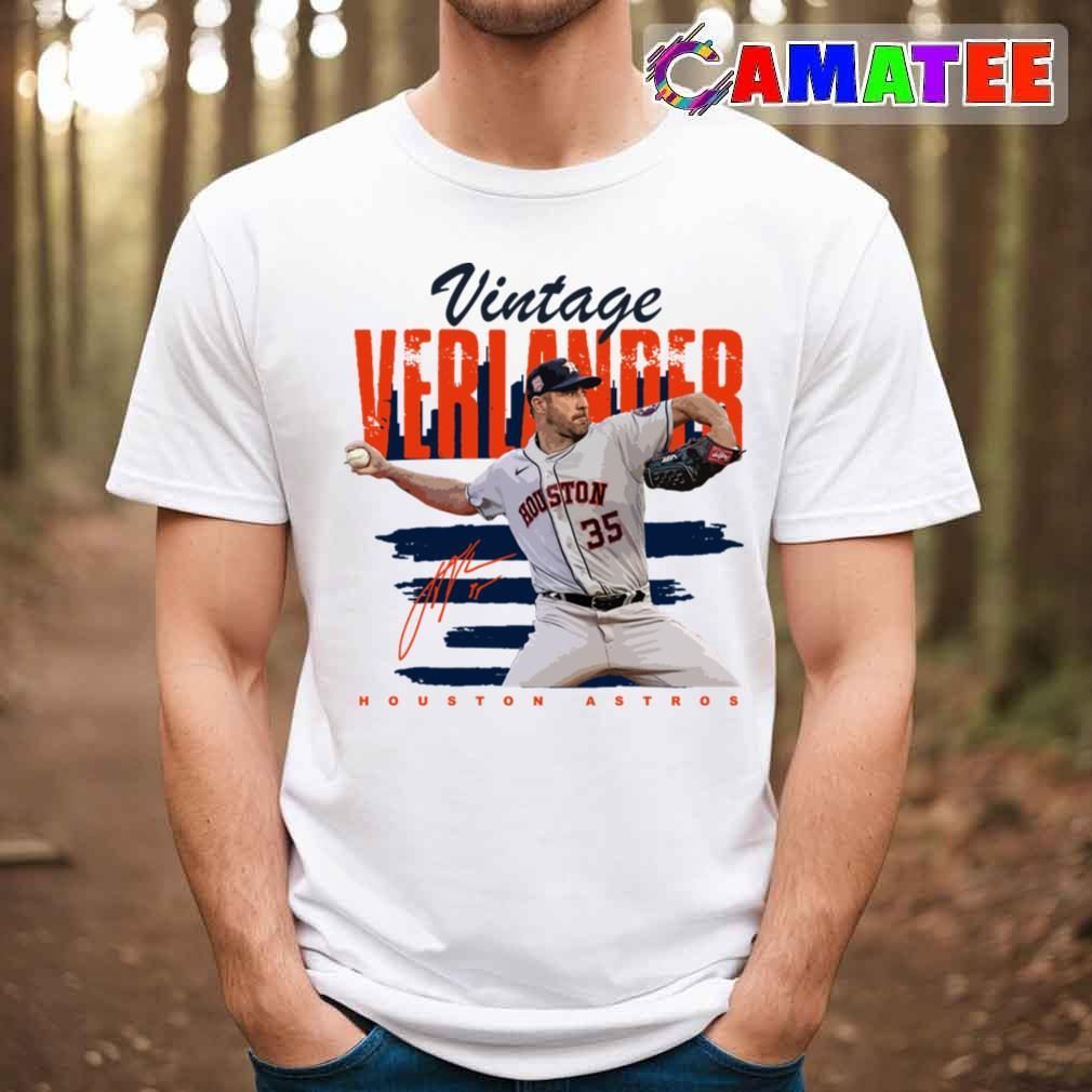 Justin Verlander Houston Astros T-shirt Best Sale