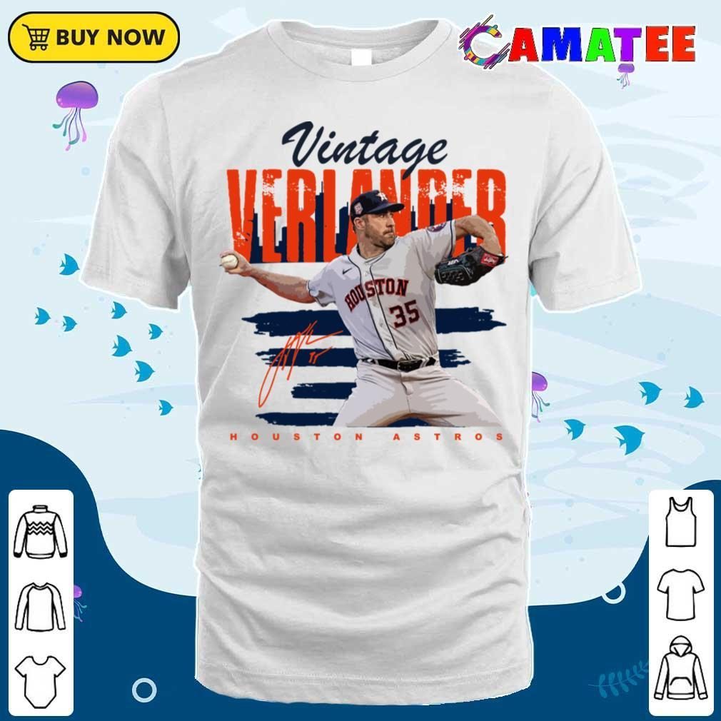 Justin Verlander Houston Astros T-shirt Classic Shirt