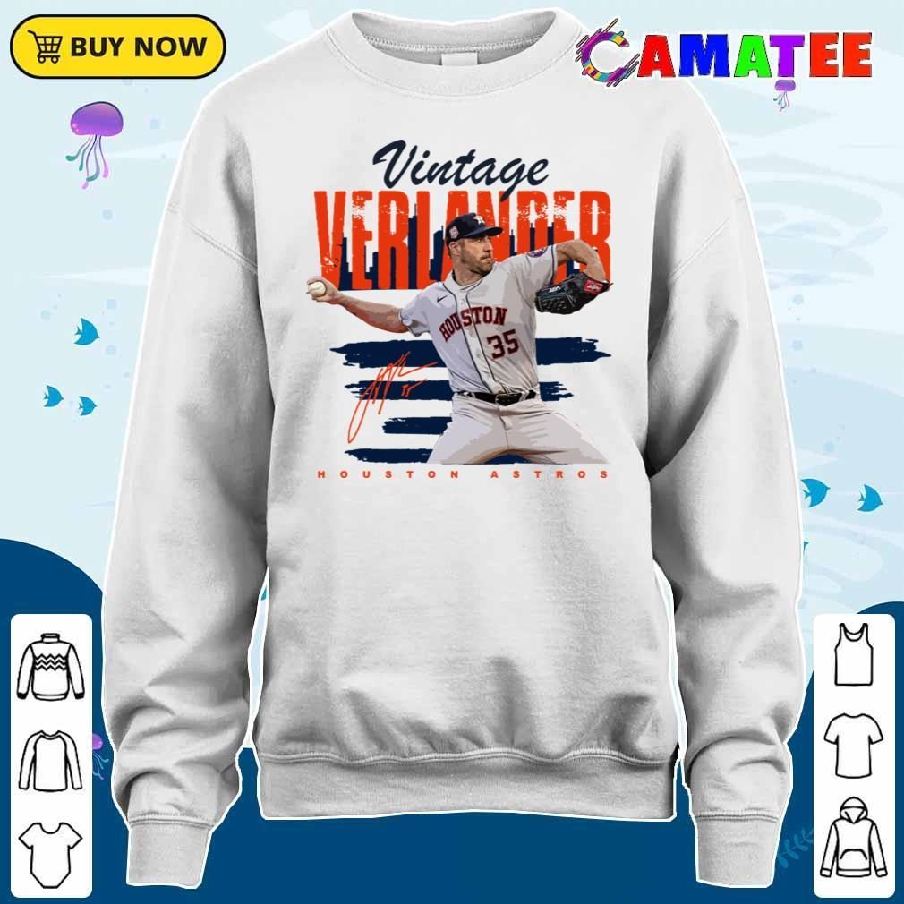 Justin Verlander Houston Astros T-shirt Sweater Shirt