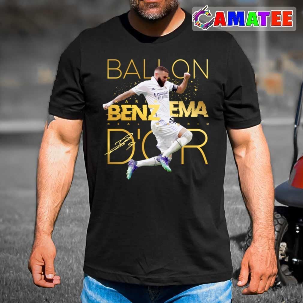 Karim Benzema Real Madrid T-shirt, Karim Benzema Ballon D'or T-shirt Best Sale