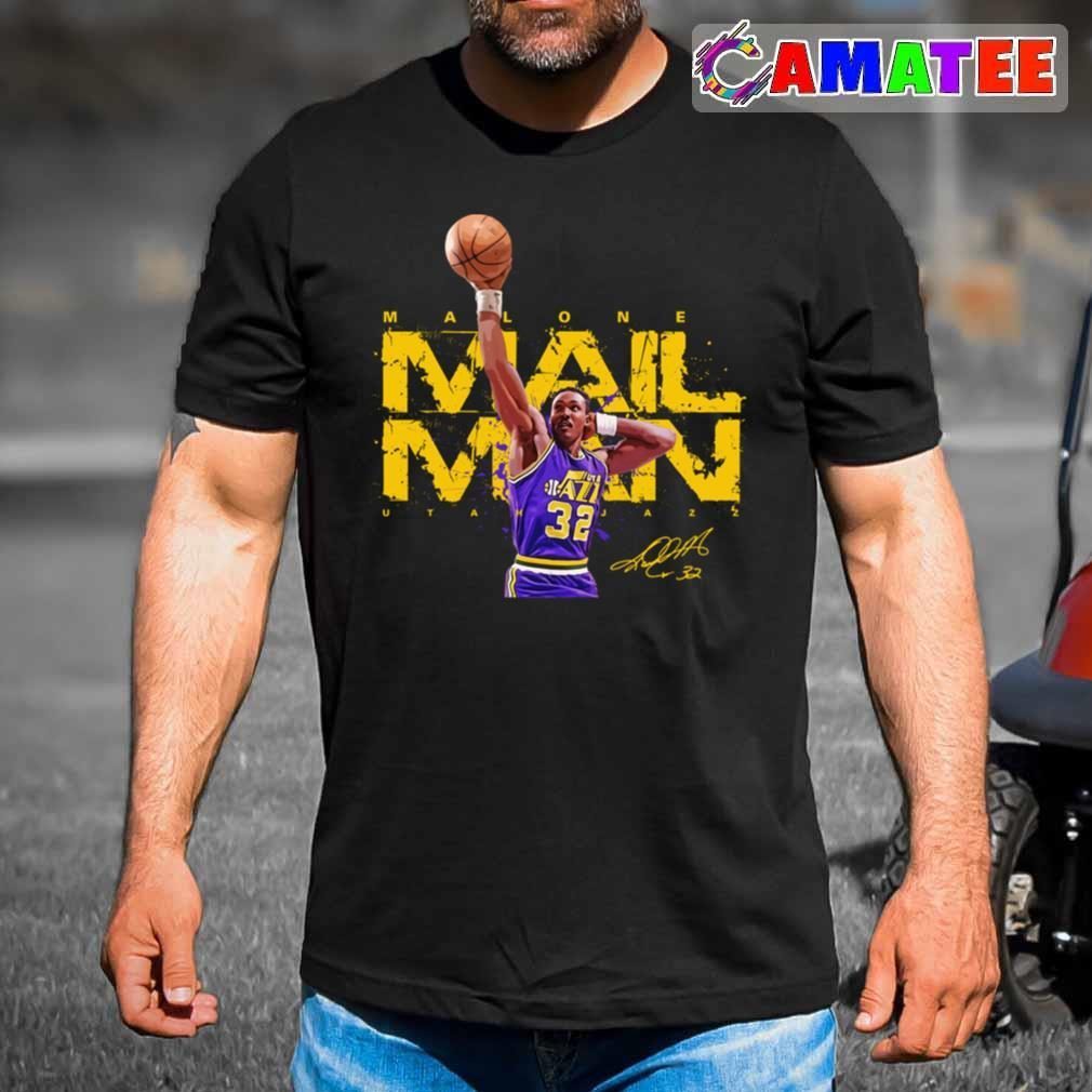 Karl Malone Utah Jazz T-shirt, Karl Malone T-shirt Best Sale