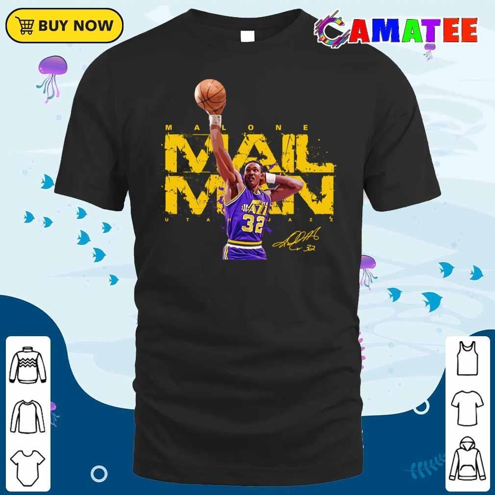 Karl Malone Utah Jazz T-shirt, Karl Malone T-shirt Classic Shirt