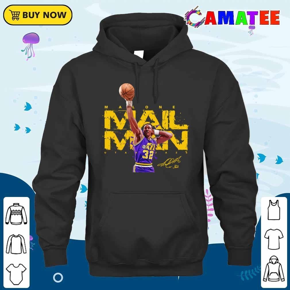 Karl Malone Utah Jazz T-shirt, Karl Malone T-shirt Unisex Hoodie