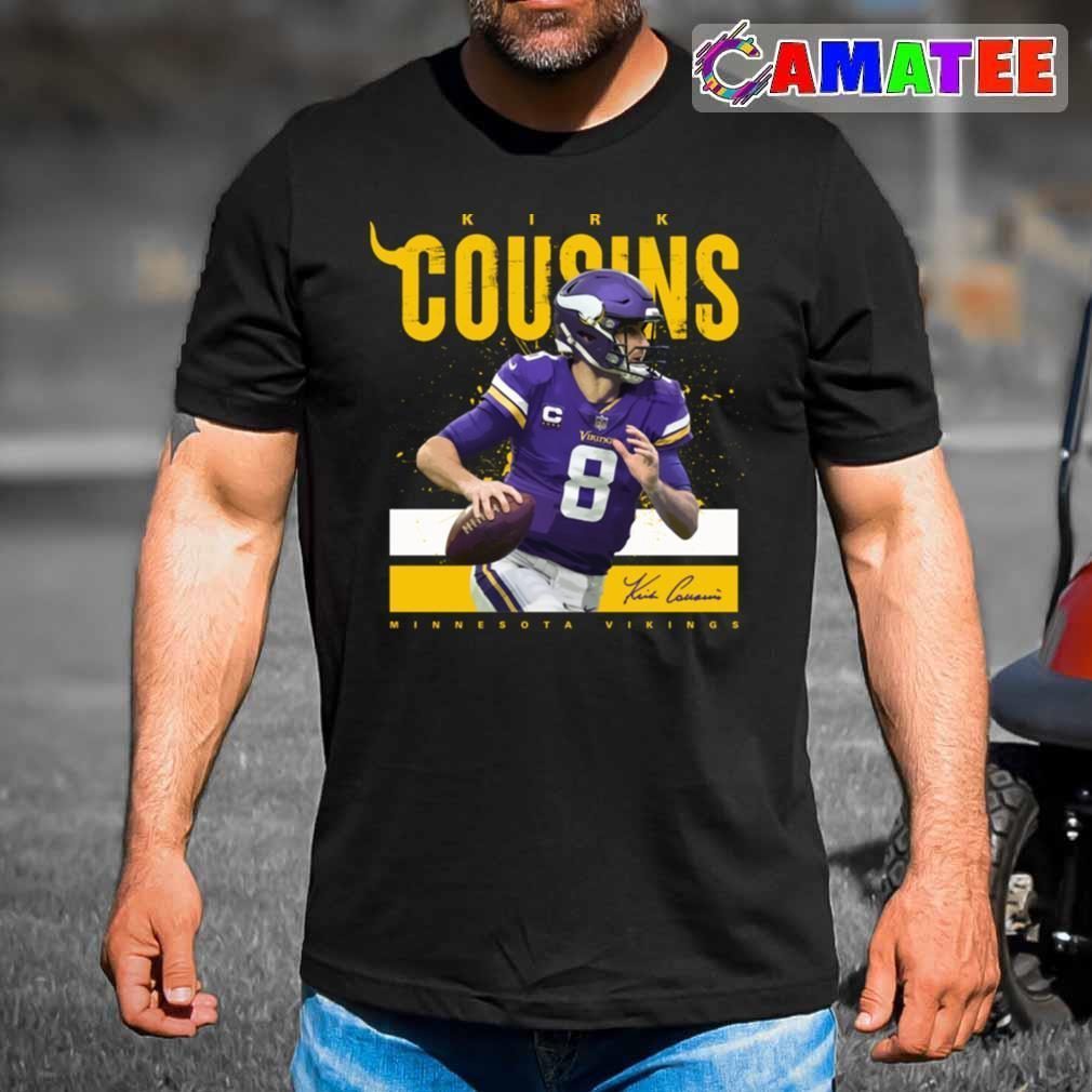 Kirk Cousins Minnesota Vikings T-shirt, Kirk Cousins T-shirt Best Sale