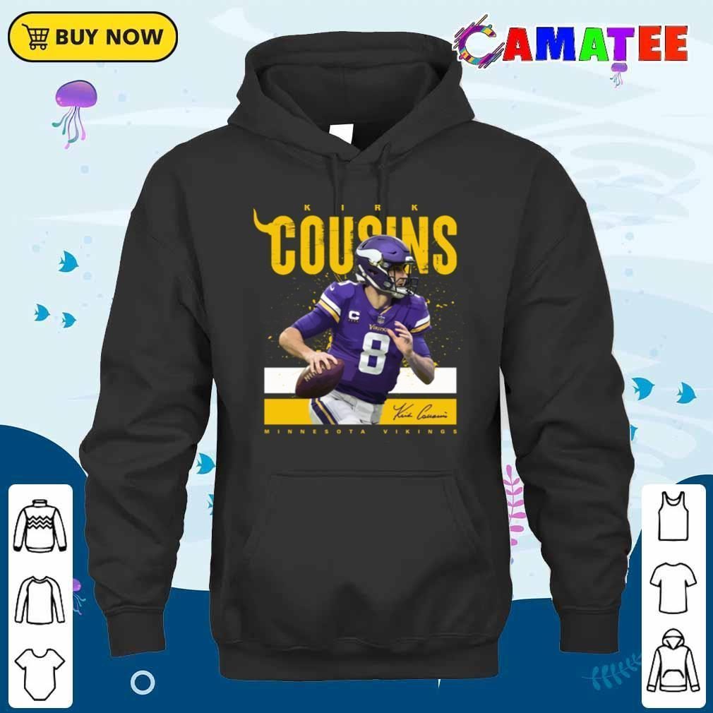 Kirk Cousins Minnesota Vikings T-shirt, Kirk Cousins T-shirt Unisex Hoodie