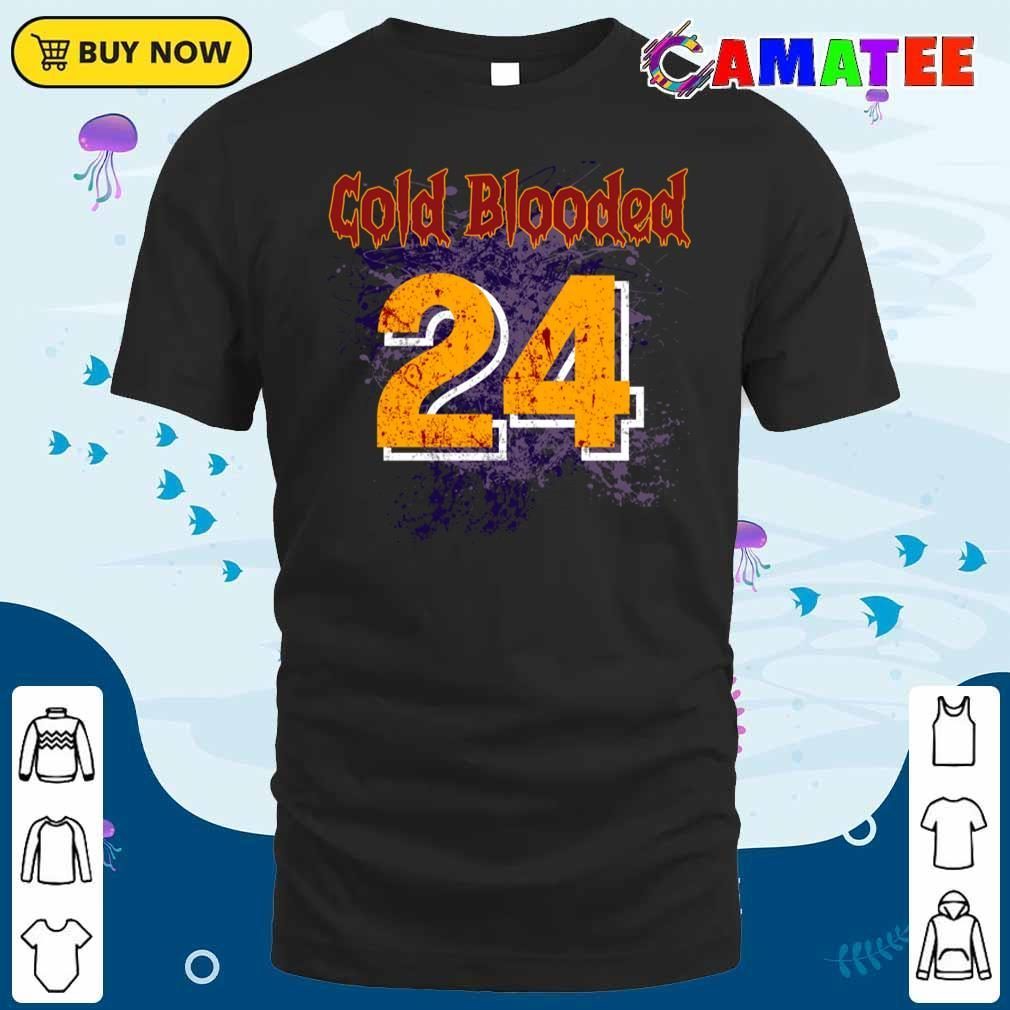 Kobe Bryant T-shirt, Cold Blooded 24 T-shirt Classic Shirt