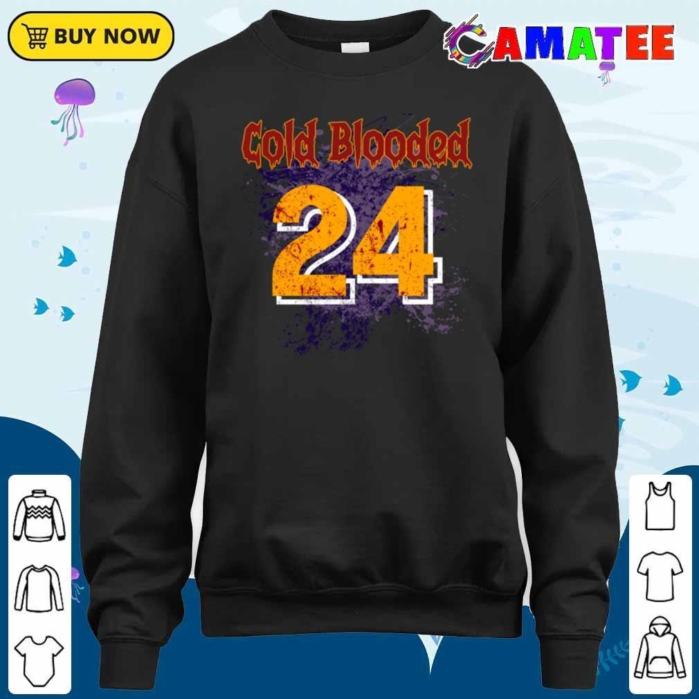 Kobe Bryant T-shirt, Cold Blooded 24 T-shirt Sweater Shirt