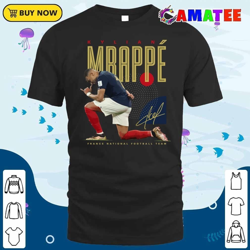 Kylian Mbappe France Football Team T-shirt, Kylian Mbappe T-shirt Classic Shirt