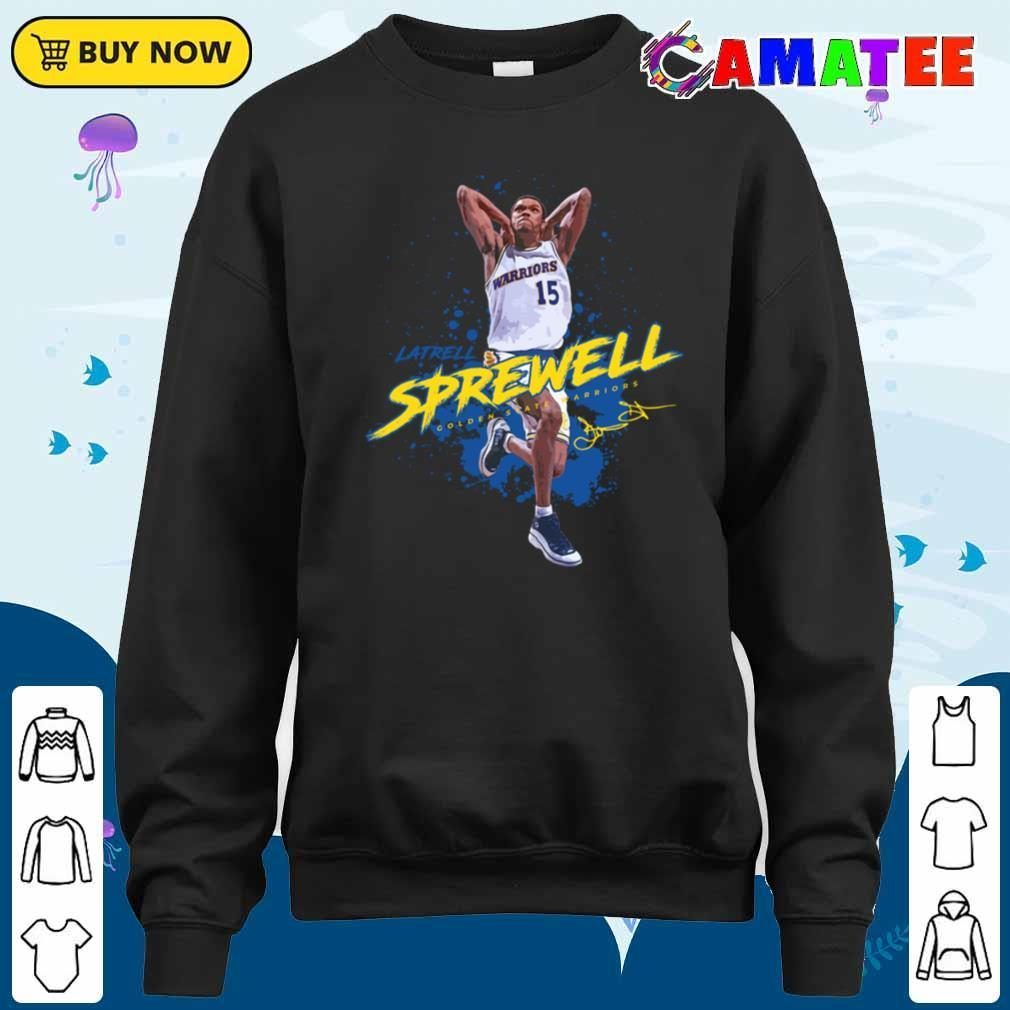 Latrell Sprewell Golden State Warrior T-shirt Sweater Shirt