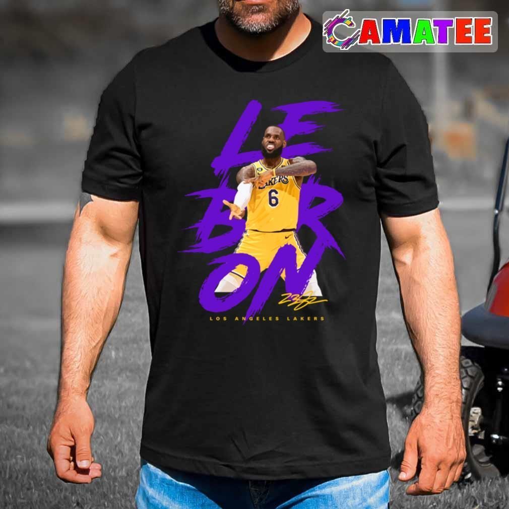 Lebron James Los Angeles Lakers T-shirt, Lebron James T-shirt Best Sale