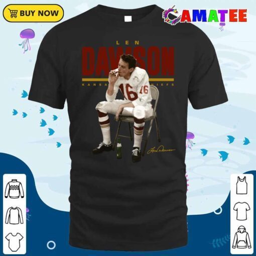 len dawson kansas city chiefs t shirt, len dawson halftime t shirt classic shirt