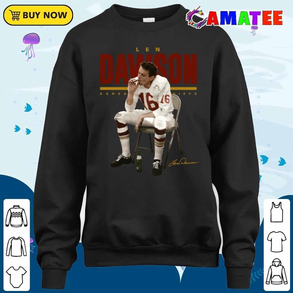 Len Dawson Kansas City Chiefs T-shirt, Len Dawson Halftime T-shirt Sweater Shirt