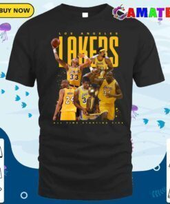 los angeles lakers t shirt, los angeles lakers all time starting five t shirt classic shirt