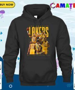 los angeles lakers t shirt, los angeles lakers all time starting five t shirt hoodie shirt