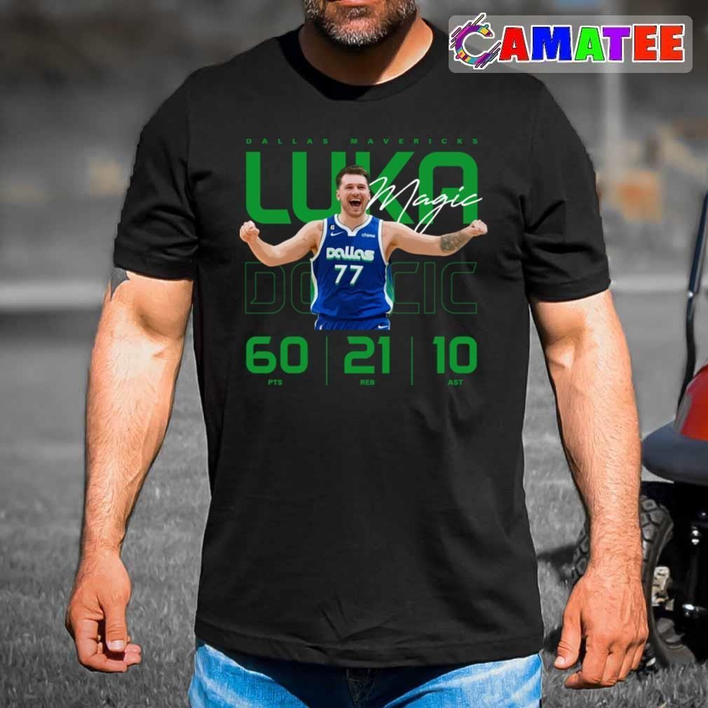 Luka Doncic 60 Point Triple Double T-shirt Best Sale