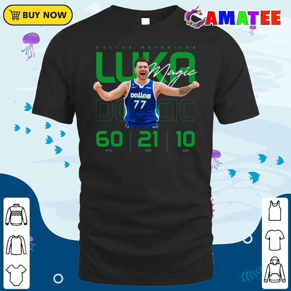 Luka Doncic 60 Point Triple Double T-shirt Classic Shirt