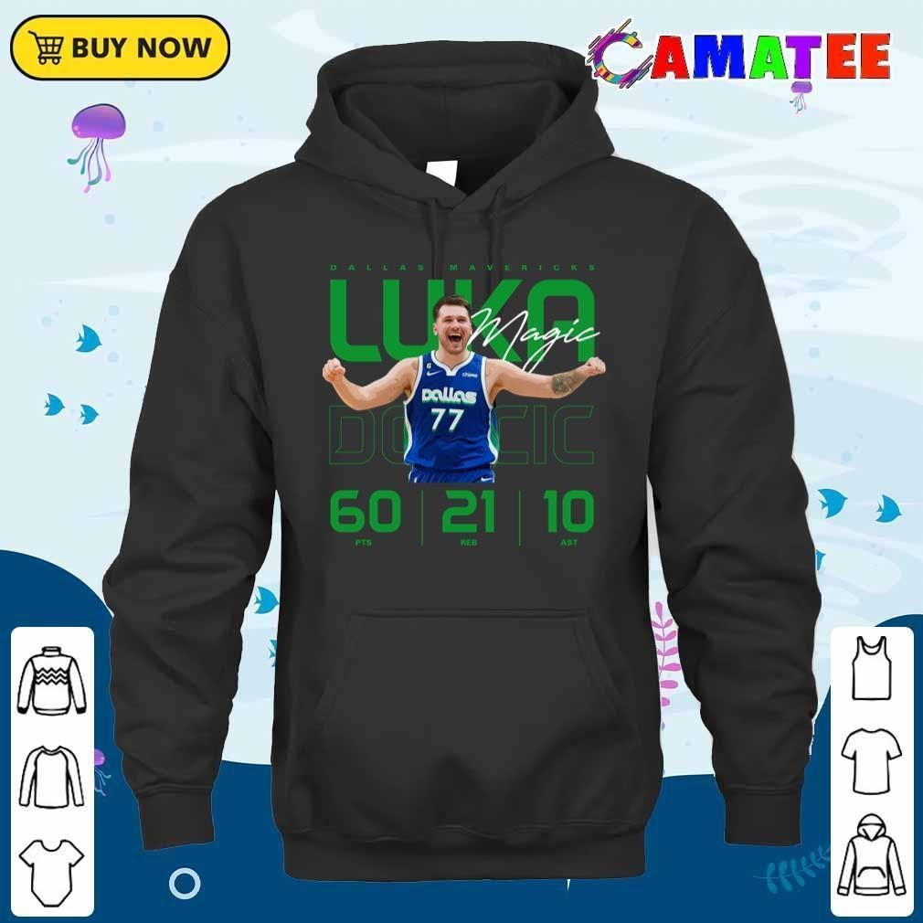 Luka Doncic 60 Point Triple Double T-shirt Unisex Hoodie