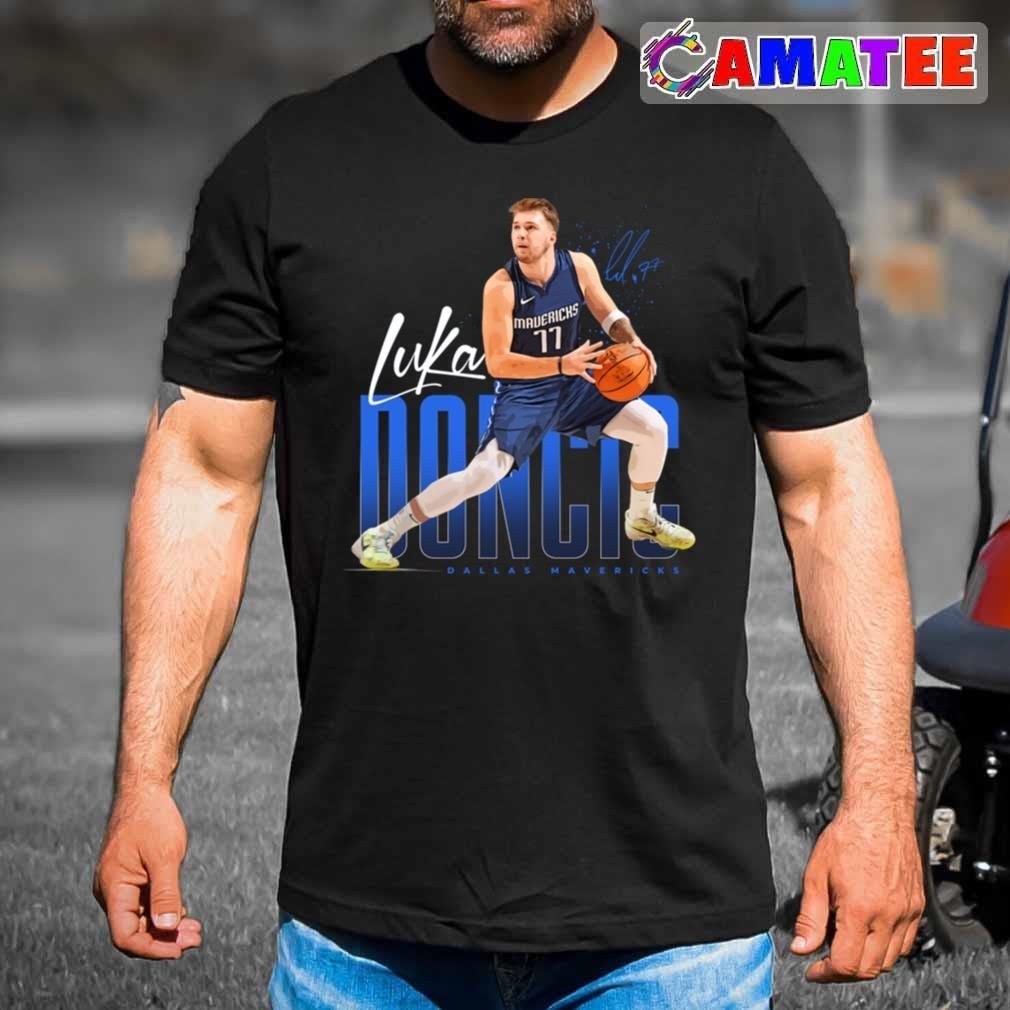 Luka Doncic Dallas Mavericks T-shirt, Luka Doncic Stepback T-shirt Best Sale