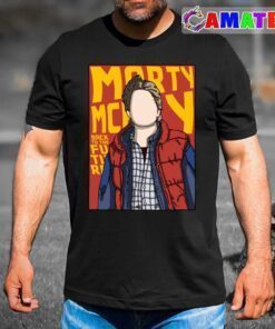 marty mcfly t shirt, marty mcfly comic style t shirt best sale
